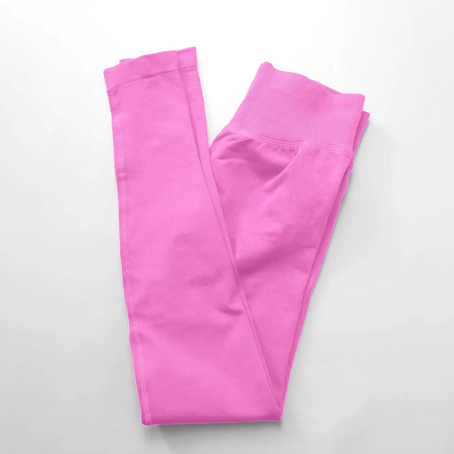 Impact Leggings Women Seamless Sports Yoga Pants Low Ribbed Band Gym Clothes Fitness Workout Wear Scrunch Bum Tights